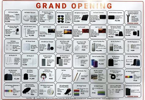 LIST OF BRANCHES Mi Trinoma (Store) .